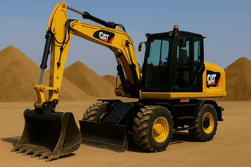 Excavator pe roti 8 tone